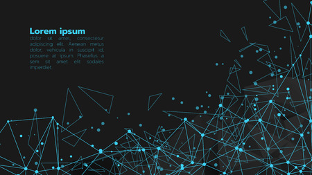 Abstract polygonal background for your presentation, card, web, banner, advertising, cover of annual report and other. Full vector illustration with easy change color.のイラスト素材