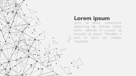 Abstract polygonal background for your presentation, card, web, banner, advertising, cover of annual report and other. Full vector illustration with easy change color.のイラスト素材