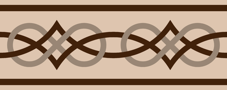 Vector seamless Celtic pattern.のイラスト素材