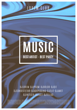 Music abstract posterのイラスト素材