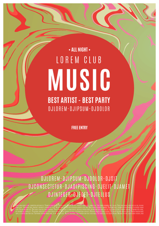 Music abstract posterのイラスト素材