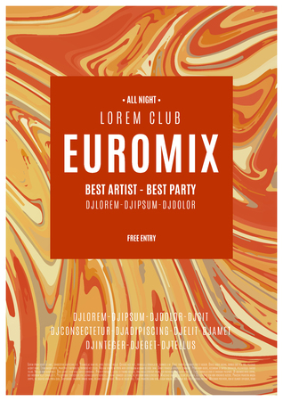 Music abstract posterのイラスト素材