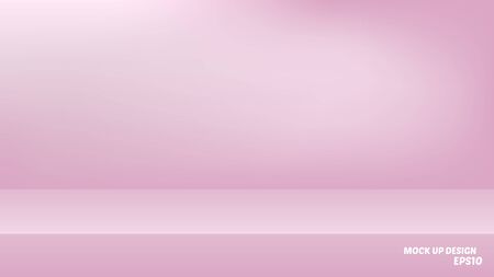 Empty studio background mock up for product displayの写真素材