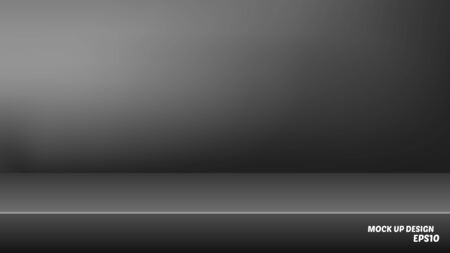 Empty studio background mock up for product displayの写真素材