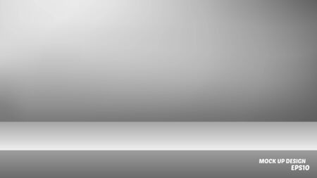 Empty studio background mock up for product displayの写真素材