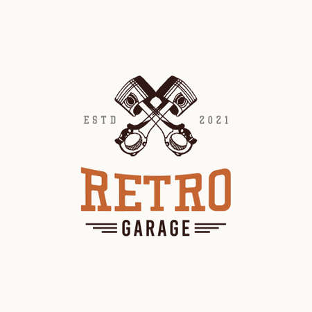 Retro automotive concept.のイラスト素材