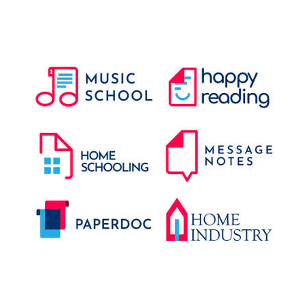 Set paper design concept.のイラスト素材