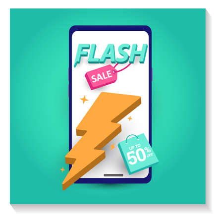 Sale design banner templates. Vector illustration. Store label. 50% off.