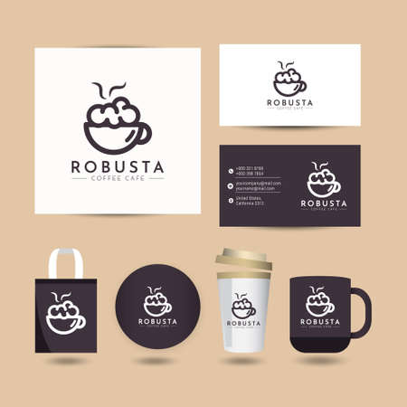 Coffee logo modern design template.のイラスト素材
