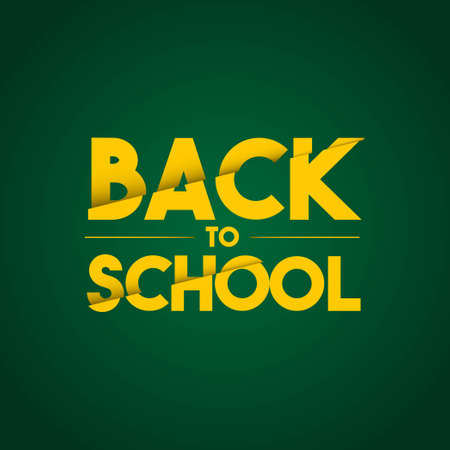 back to school template illustrationのイラスト素材