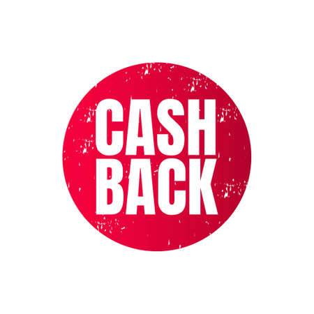cash back template illustrationのイラスト素材