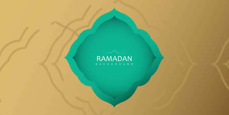 ramadan kareem banner template illustrationsのイラスト素材