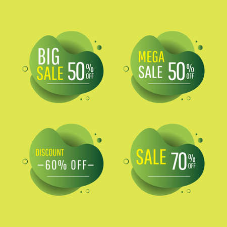 Sale design banner templates. Vector illustration. Store label. 50% off.のイラスト素材