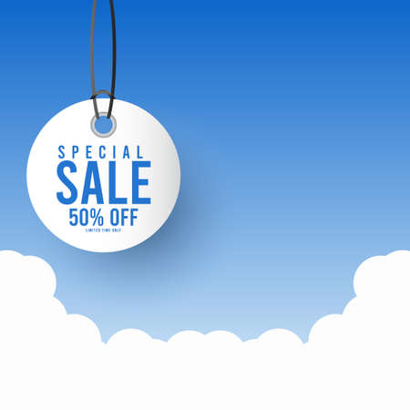 sale discount banner template promotionのイラスト素材