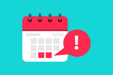 Calendar design template. Design for digital banner or print.のイラスト素材