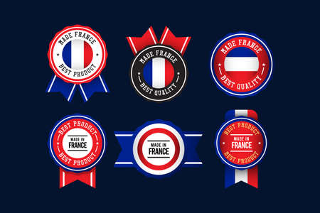 made in france banner design concept.のイラスト素材