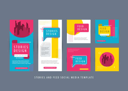 Set modern banners design template.