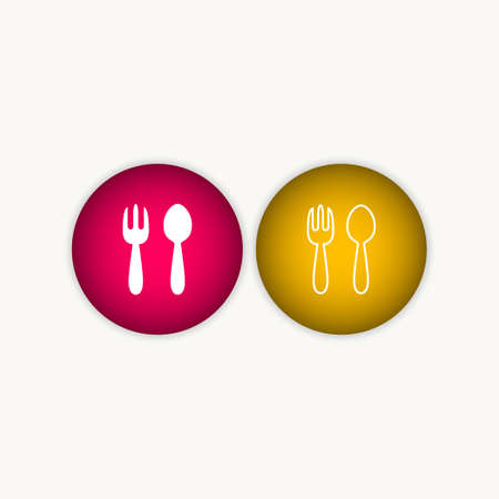 Food icon design vector template.のイラスト素材