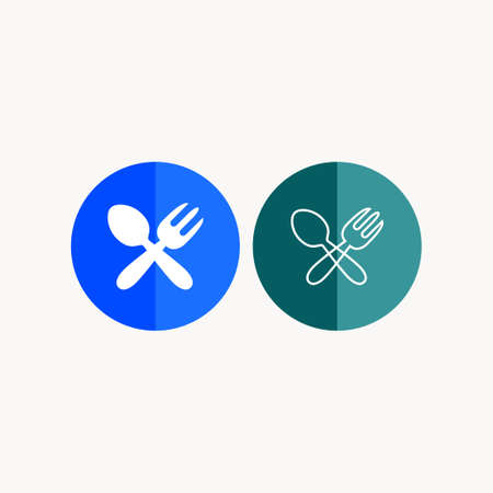 Food icon design vector template.のイラスト素材