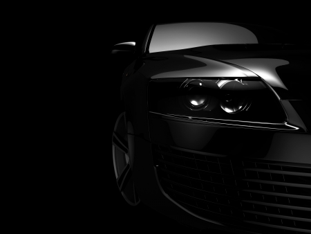 My own Car design background  3D render の写真素材