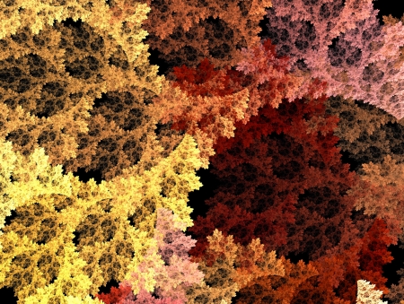 Fractal Illustration background. Abstract graphic. Rendered image.の写真素材