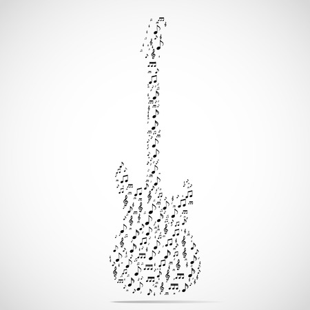 Abstract musical instrument backgroundのイラスト素材