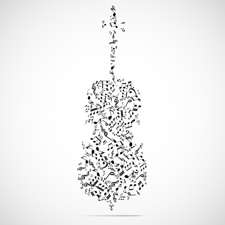 Abstract musical instrument background.のイラスト素材