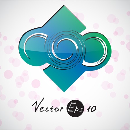 Vector abstract background. のイラスト素材