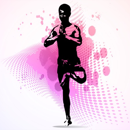 Sports. Vector karate illustration.のイラスト素材