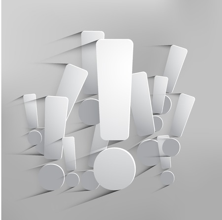 Exclamation web icon background illustration.のイラスト素材