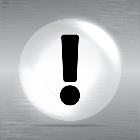 Exclamation web icon background illustration.のイラスト素材
