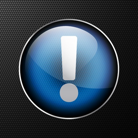 Exclamation web icon backgroundのイラスト素材