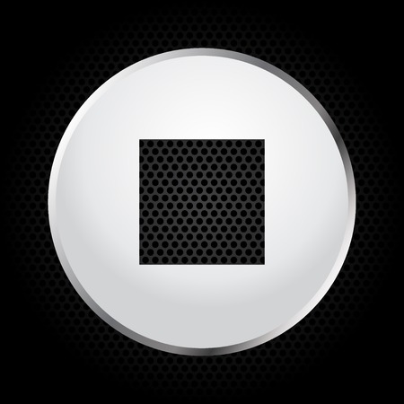 stop icon illustration.のイラスト素材