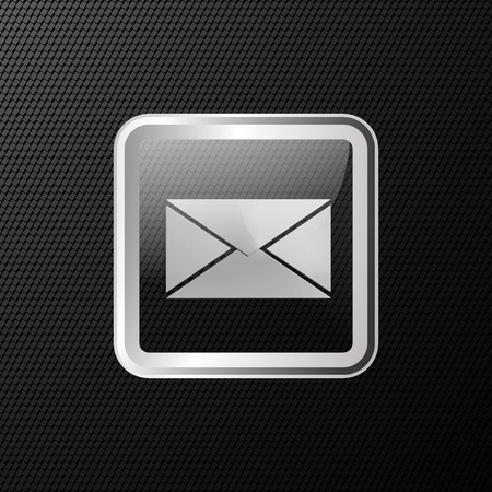 mail web flat icon in circleのイラスト素材