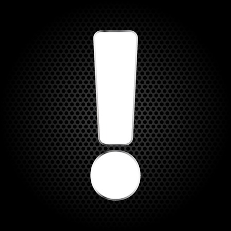 Exclamation web icon background illustration.のイラスト素材
