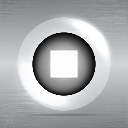 stop icon illustration.のイラスト素材