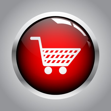 shopping trolley backgrounds illustration.のイラスト素材