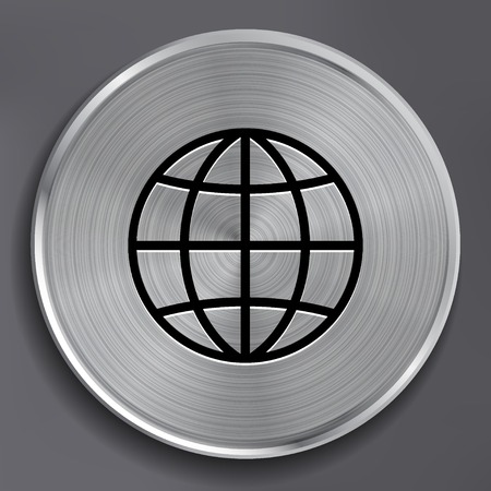 globe icon illustration.のイラスト素材