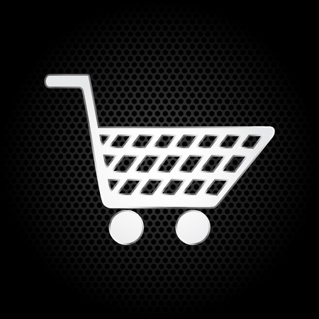 shopping trolley backgrounds illustration.のイラスト素材