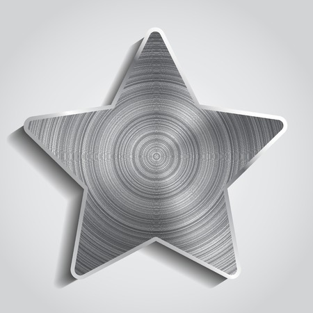 Metal star background illustration.のイラスト素材
