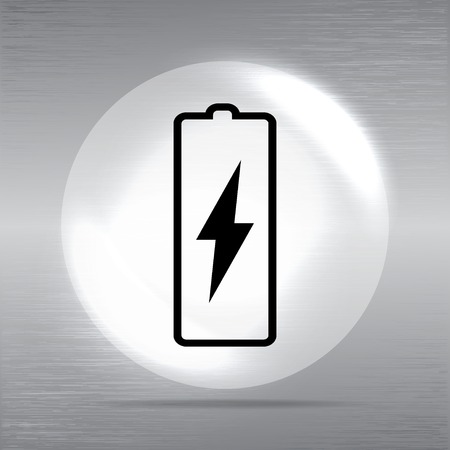 battery icon background illustration.のイラスト素材