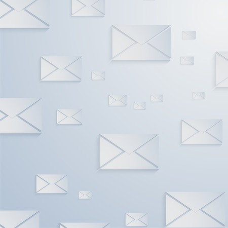 mail web flat icon in circleのイラスト素材