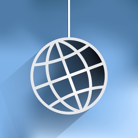 globe icon illustration.のイラスト素材