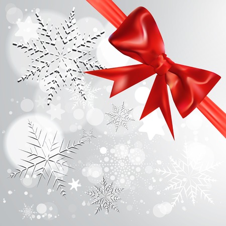 Elegant Christmas background with snowflakes illustration.のイラスト素材