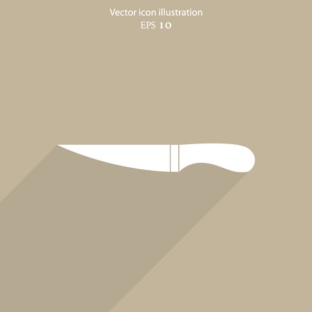 Vector disware and cutlery web flat icon. Eps 10.のイラスト素材