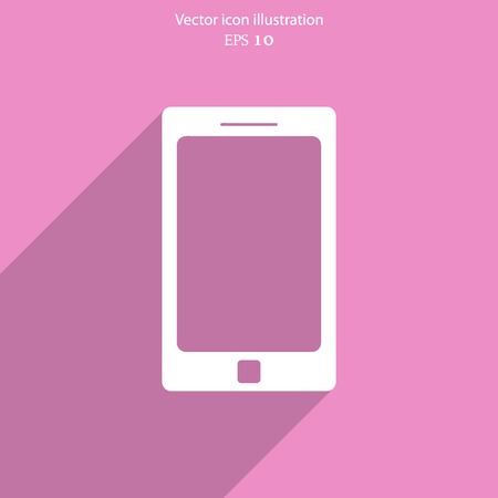 Vector smart phone icon. Eps 10 vector illustration.のイラスト素材