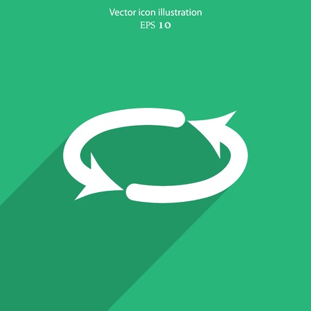 Vector update web icon.のイラスト素材