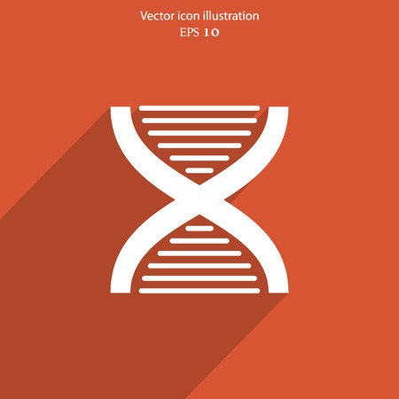 Vector DNA web icon.のイラスト素材