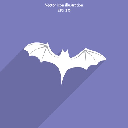 Vector bat icon - Halloween vector illustration.のイラスト素材