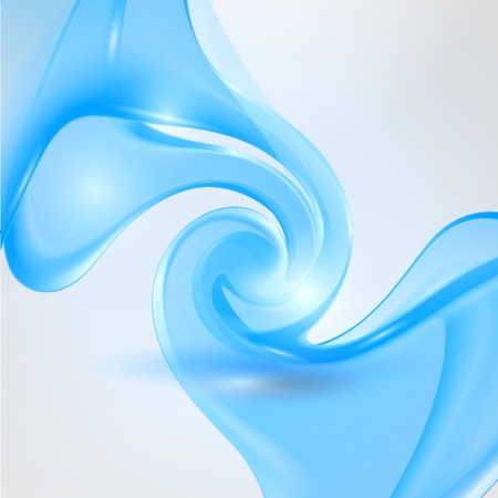 Abstract waving blue backgroundのイラスト素材